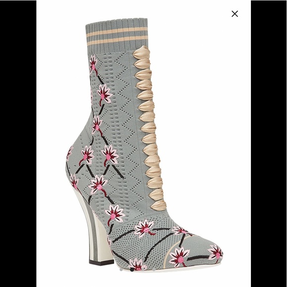🌸NWT FENDI Open Knit Sock Boots size Eur 36 - Picture 4 of 17